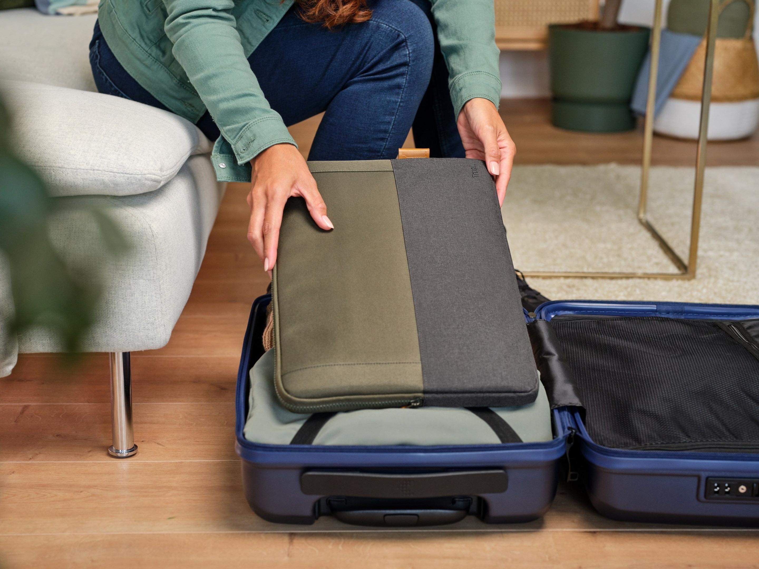 Bolsa para Portátil TRUST Lisboa (16" - 15 l - Poliéster - Verde) — miniatura 7