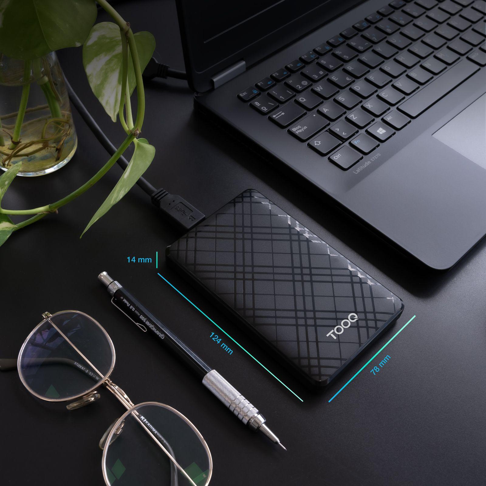 Caixa Externa HDD/SSD TOOQ TQE-2500B (2.5" - Preto) — miniatura 4