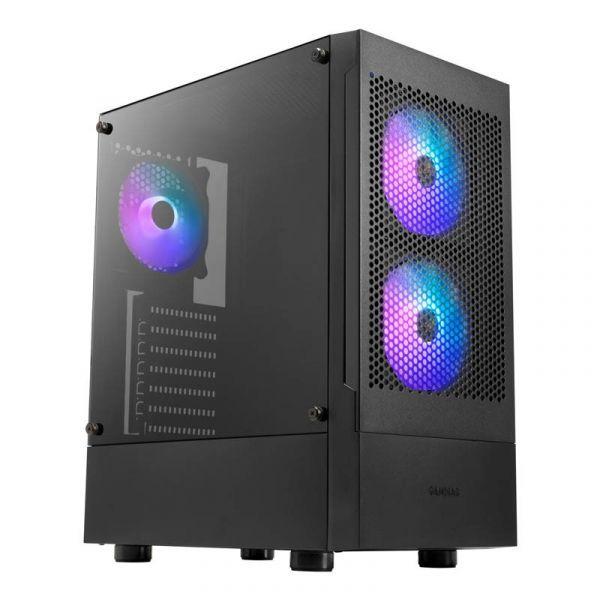 Caixa de PC GAMDIAS Talos E3 MESH (ATX, Micro ATX, Mini-ITX - Midi Tower - 16 cm - Branco)