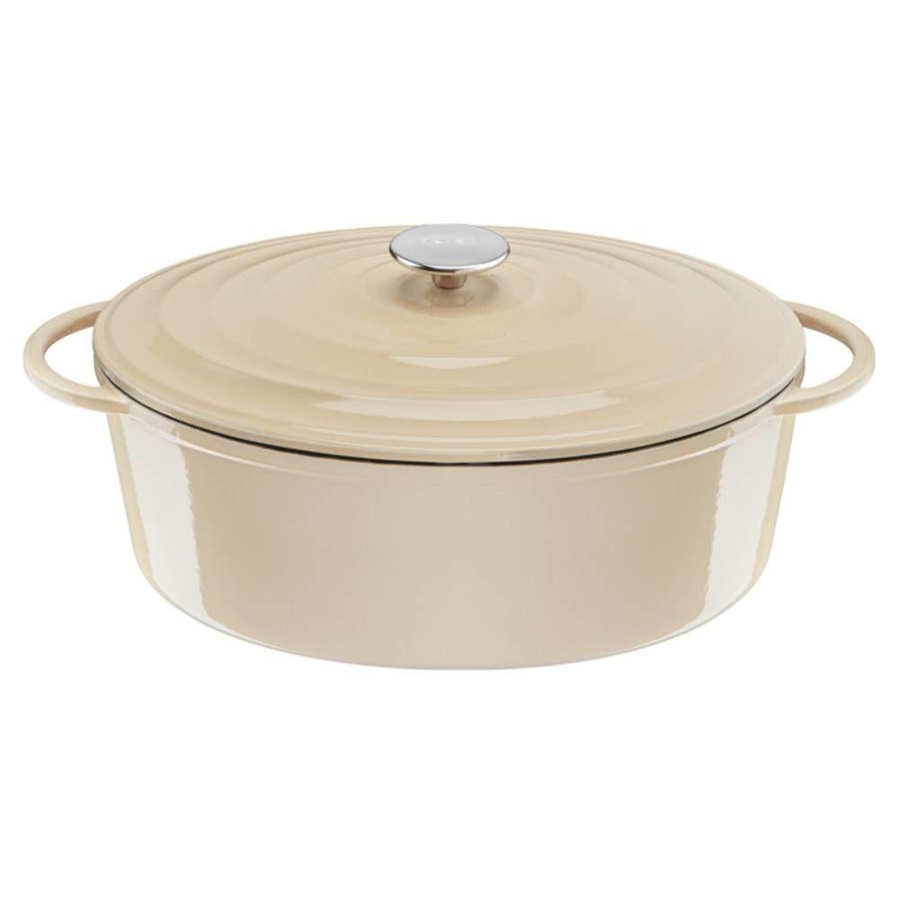 Caçarola Oval TEFAL Lov E2590604 (Ferro fundido - Bege)