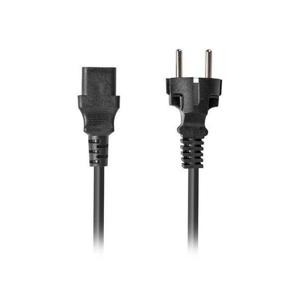 Cabo de Alimentação LANBERG CA-C13C-15CC-0018-BK (1,8 m - CEE 7/7 - Acoplador IEC C13 - Preto), miniatura 2