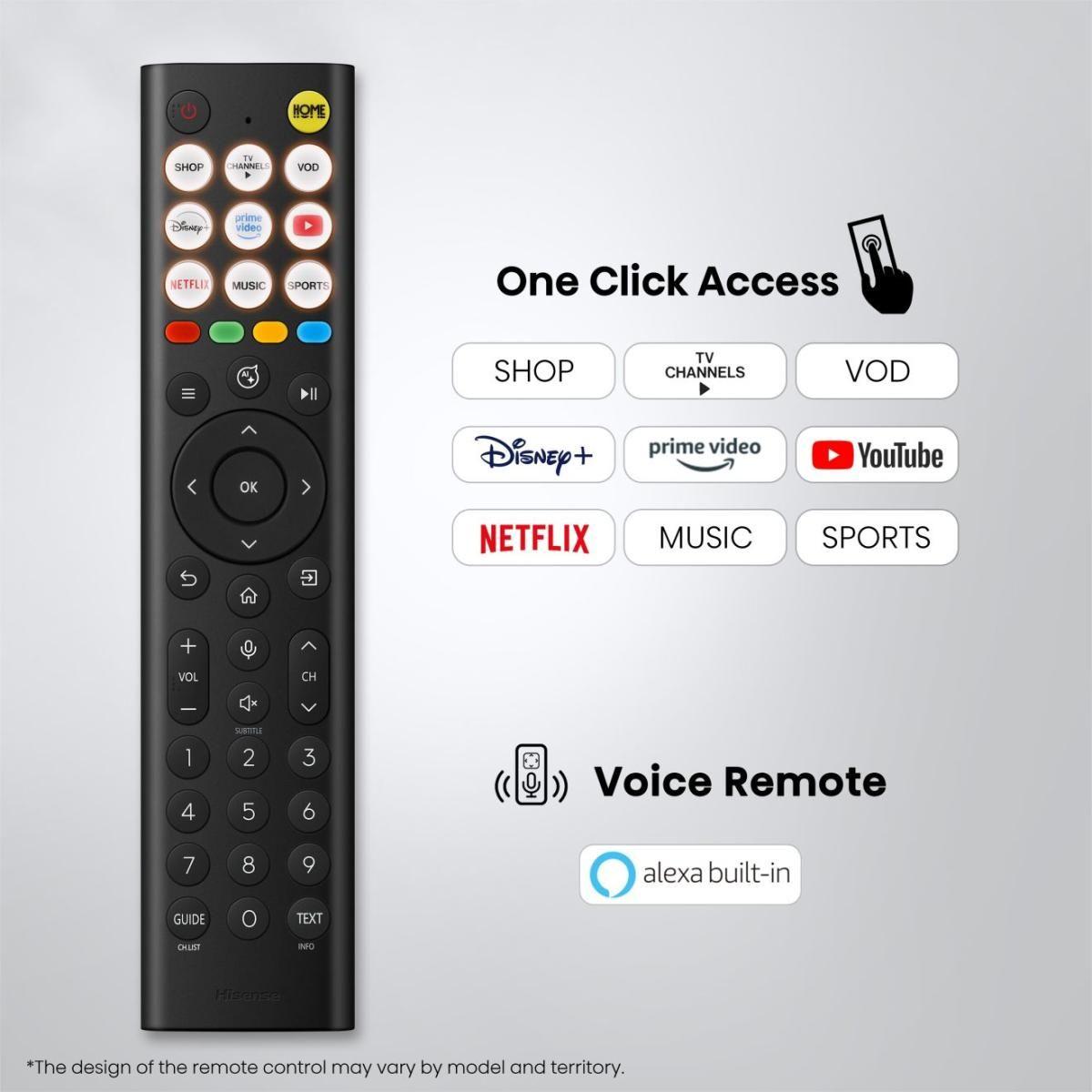 Televisão HISENSE TV 43A6S (43" - LED - 4K Ultra HD - Preto) — miniatura 10