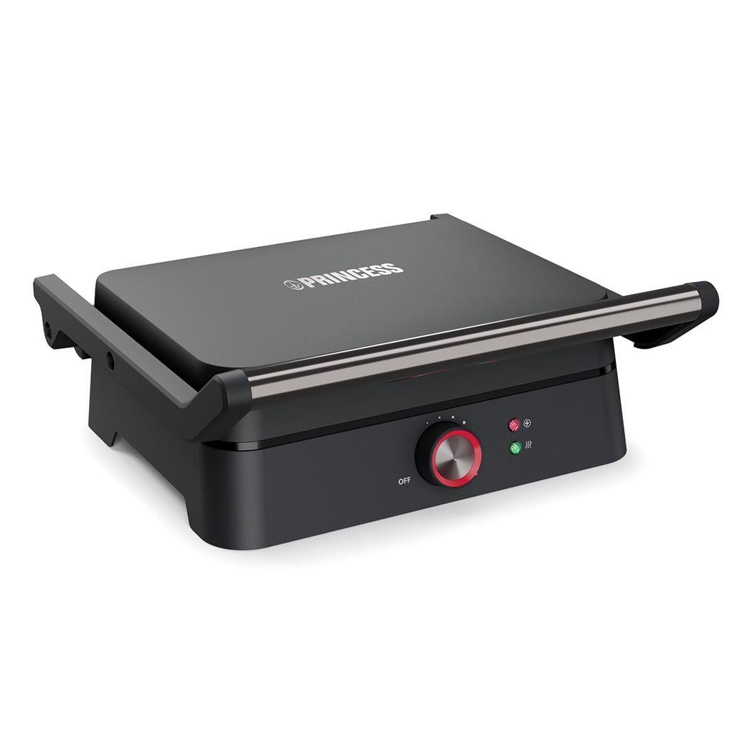 Grelhador Elétrico PRINCESS 117502 (1800 W - 27,5 x 18 cm - Placas Amovíveis)
