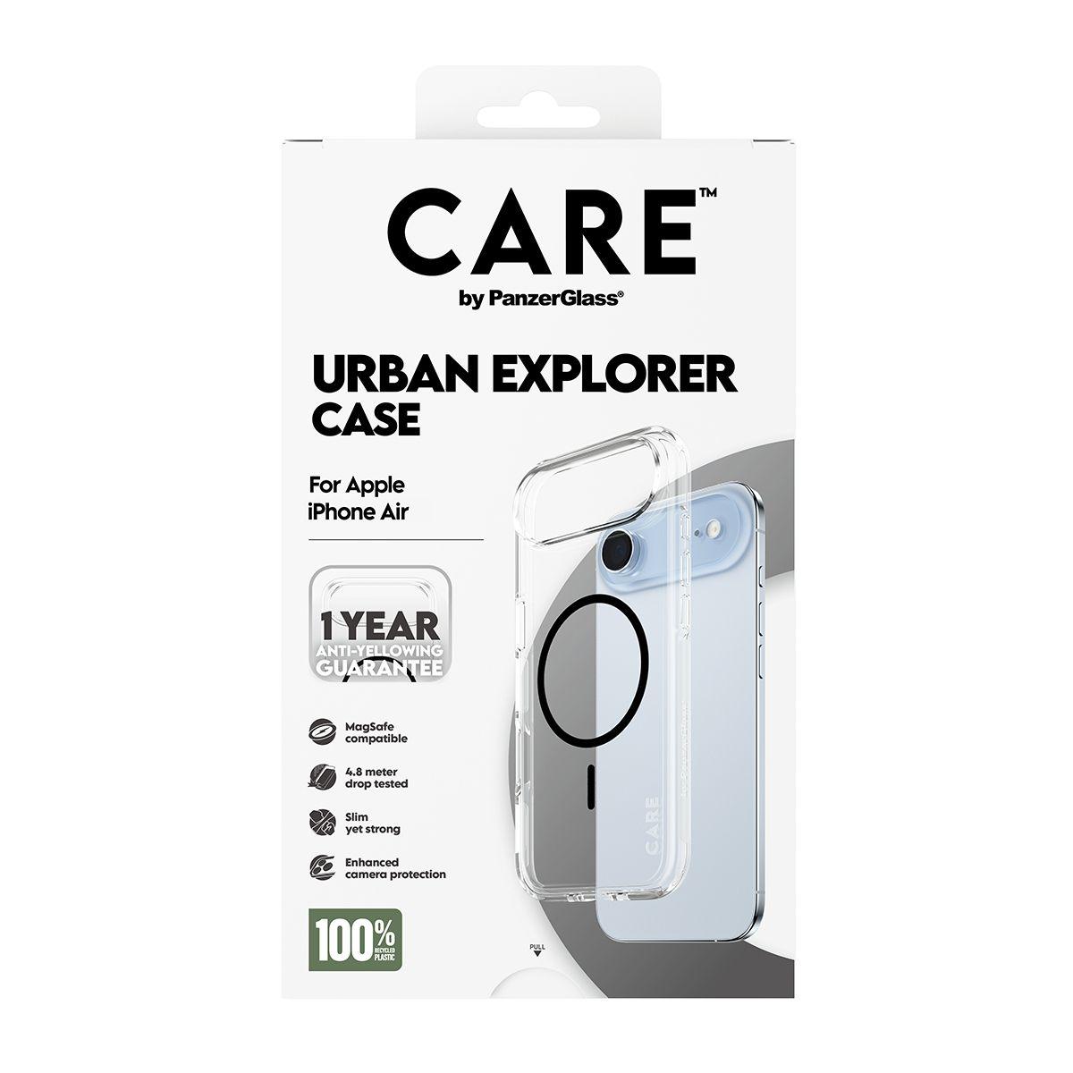 Capa PANZERGLASS CARE by Urban Explorer para iPhone Air (Apple - Preto) — miniatura 3