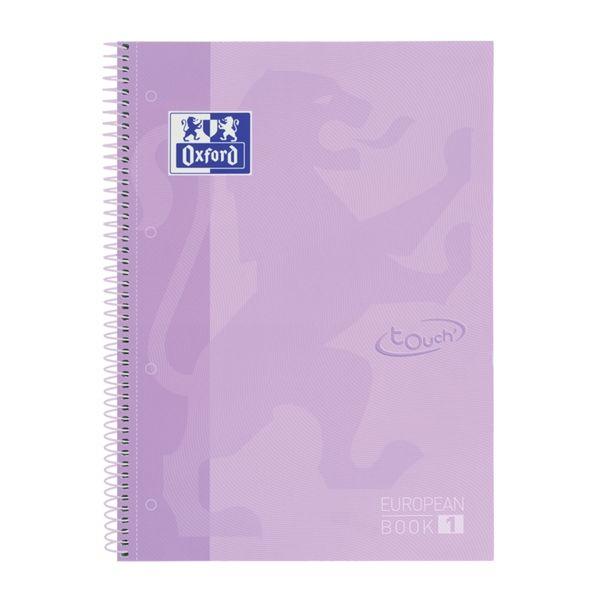 Caderno OXFORD School Touch Europeanbook 1 (Malva pastel)
