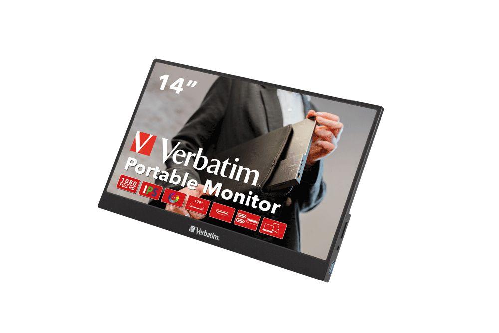 Monitor VERBATIM PM-14 (14" - IPS - 60 Hz - Preto) — miniatura 6