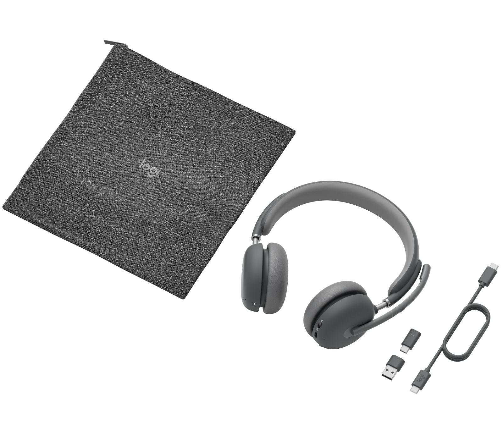 Auscultadores LOGITECH Zone Wireless 2 (Binaural - Sem fios - Supra-aural - Grafite) — miniatura 6