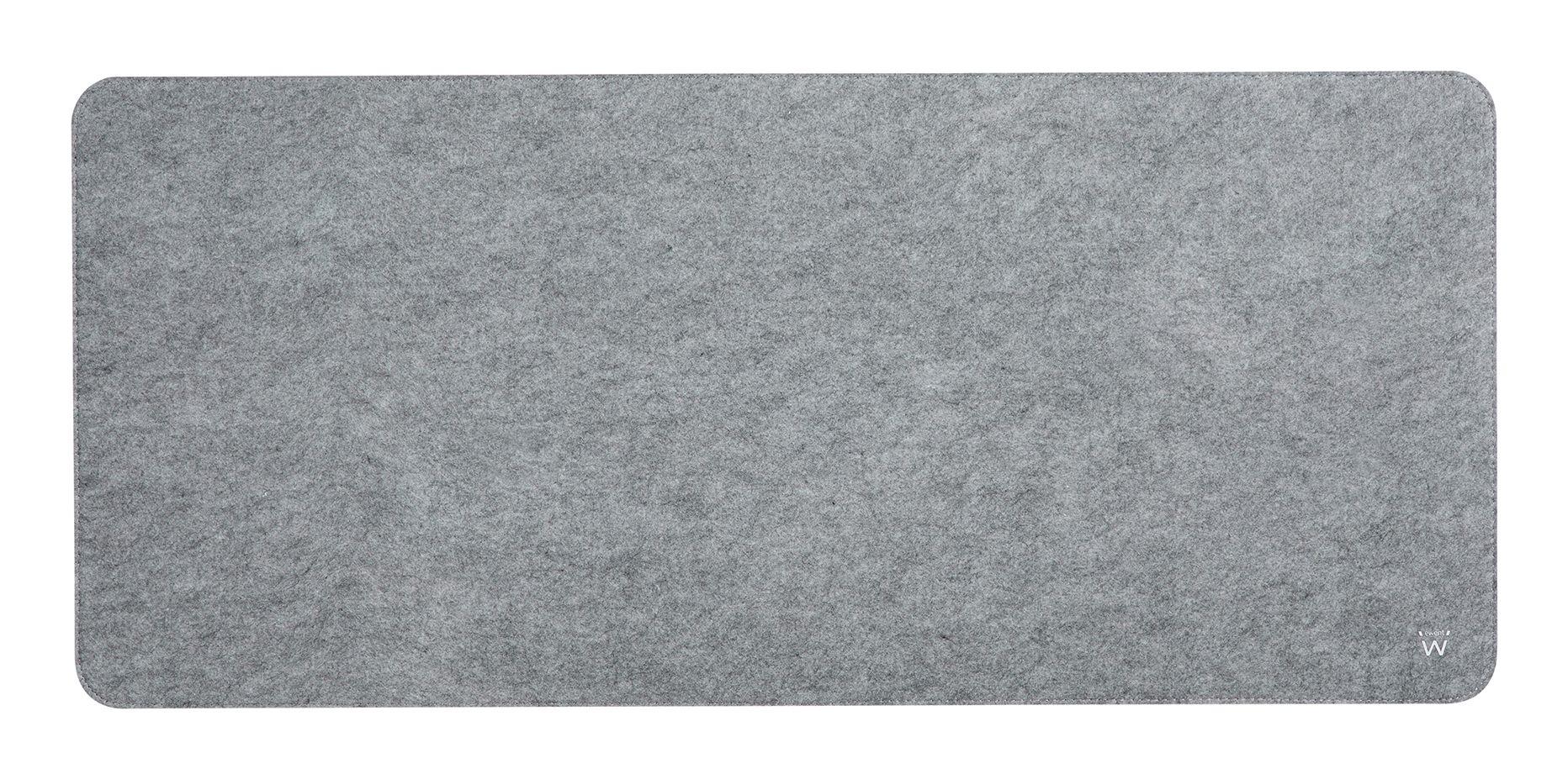 Tapete de Rato EWENT EW3185 (XXL - Feltro, Borracha - Tecido - Cinzento Claro)