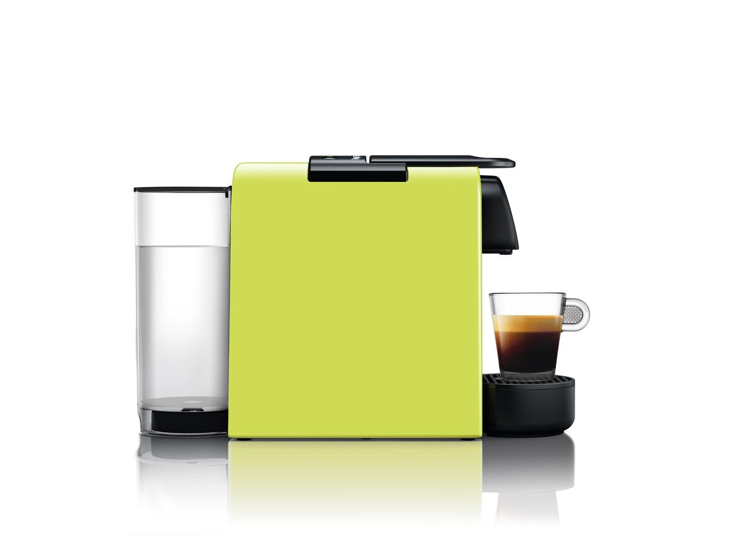 Máquina de Café de Cápsulas DELONGHI Essenza Mini EN85.L (Nespresso - 1150 W - 19 bar - Preto e Verde Lima) — miniatura 4