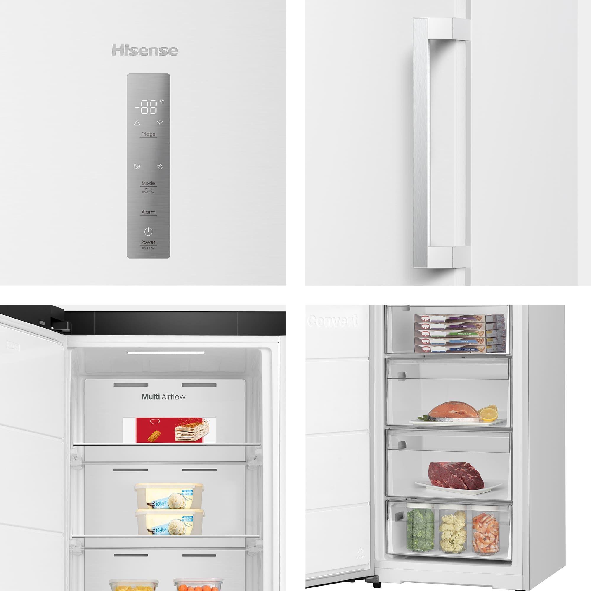 Arca Vertical Independente HISENSE FT3K310SEWE1 (Altura 185,6 cm - 186 cm - 60 cm - Branco) — miniatura 2