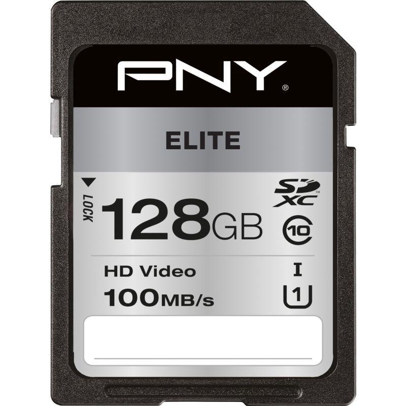 Cartão de Memória SDXC PNY Elite P-SD128U1100EL-GE (128GB - Classe 10 - 100 MB/s), miniatura 2