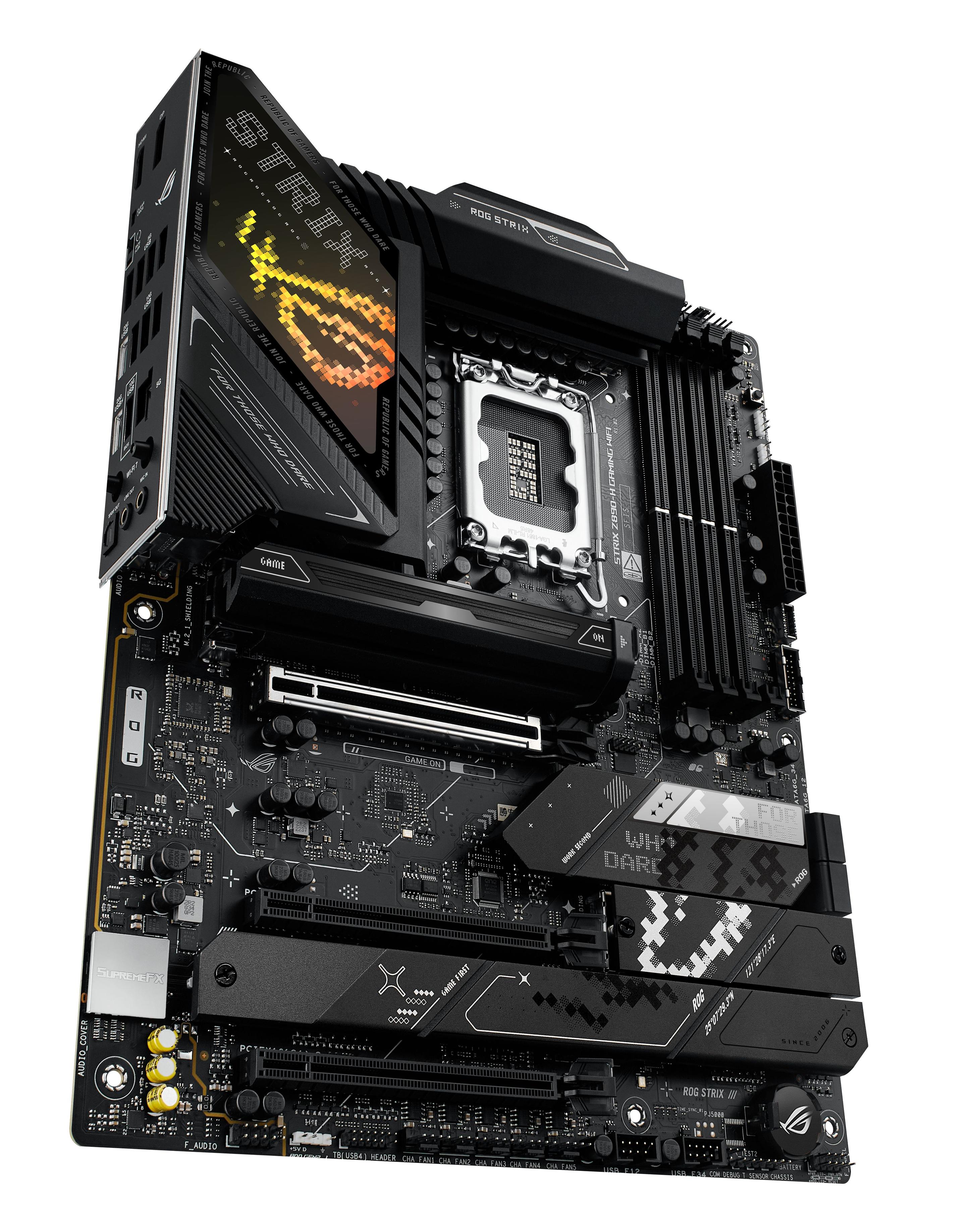 Motherboard ASUS ROG STRIX Z890-H GAMING WIFI (LGA 1851 (Socket V1) - Intel Core Ultra - ATX - Preto), miniatura 9