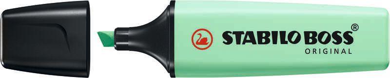 Marcador Fluorescente STABILO BOSS ORIGINAL 70/116 (Plástico - Verde Menta)