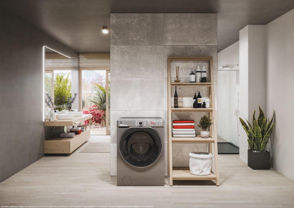 Máquina de Lavar e Secar Roupa Encastre HOOVER H5DPB6106MBCR8S (B - 10 kg - 6 kg - Antracite), miniatura 6