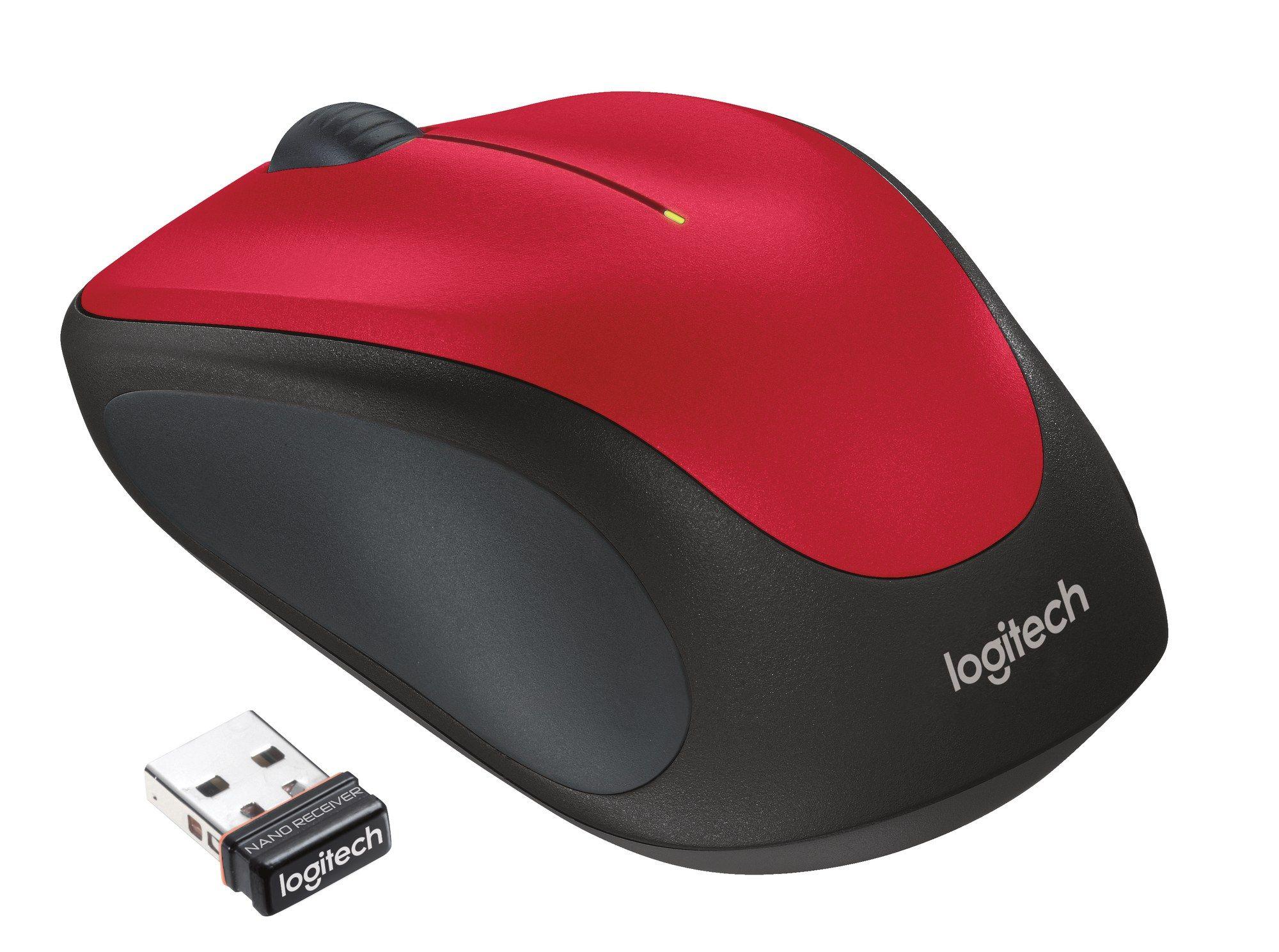 Rato LOGITECH M235 (Ambidestro - 1000 DPI - Ótica - Vermelho) — miniatura 2
