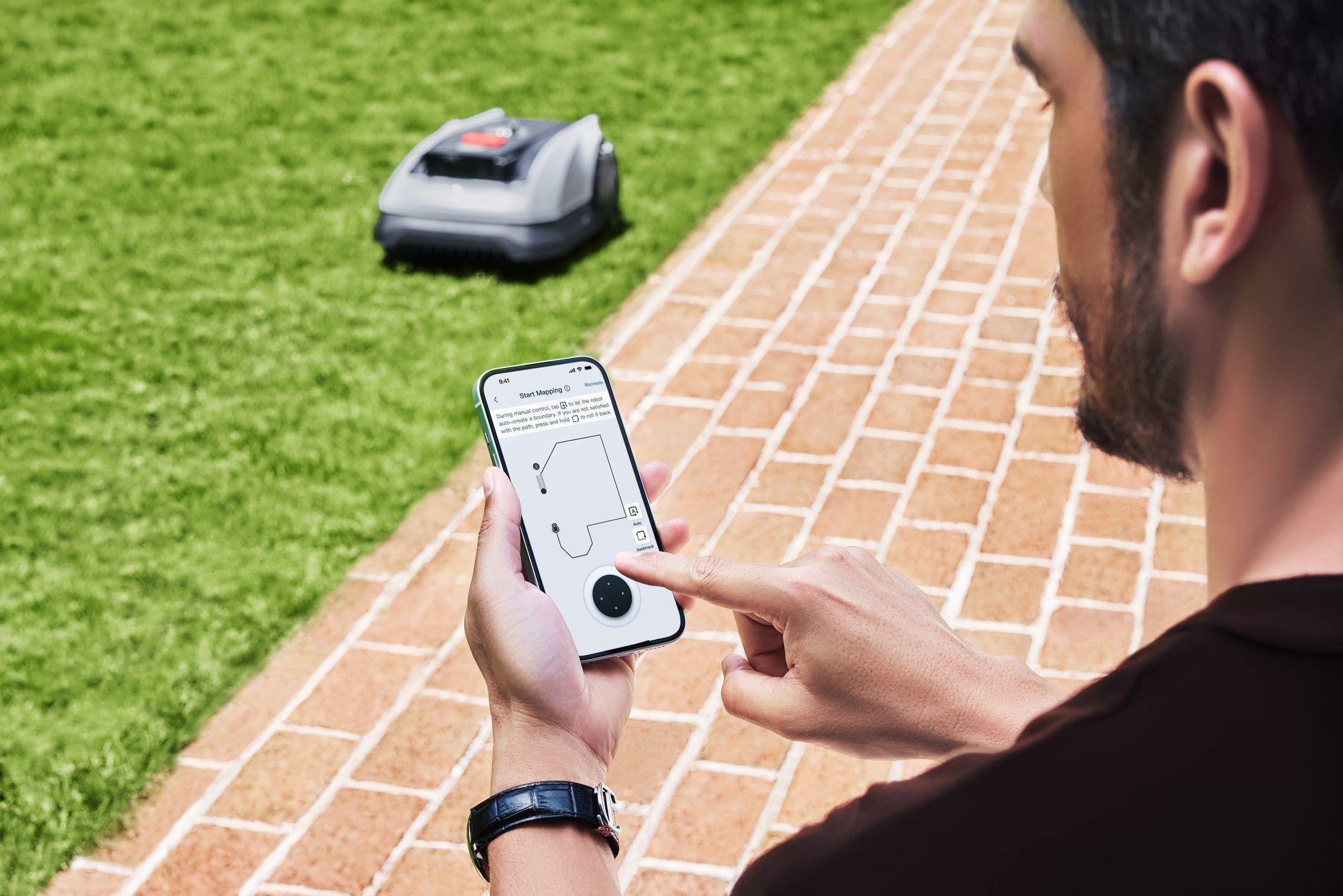 Cortador de Relva Robótico ECOVACS GOAT O600 RTK (600 m² - Bateria 2,5 Ah - Preto e Cinzento) — miniatura 12