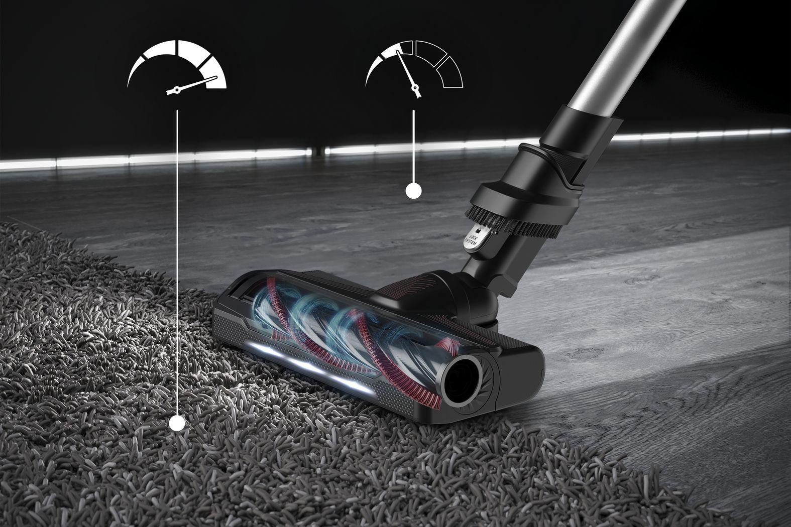 Aspirador Vertical ROWENTA X-Force Flex 9.60 RH2077WO (Altura 11,2 cm - Preto e Vermelho) — miniatura 5