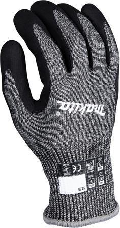 Luvas de Trabalho MAKITA P-84713 (FitKnit, calibre 10 - Preto/Cinzento)
