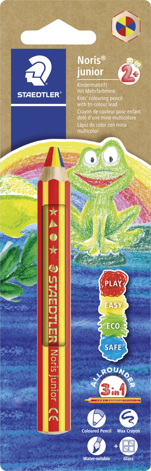 Lápis de Cor STAEDTLER Noris junior 1403 BK (Arco-íris)