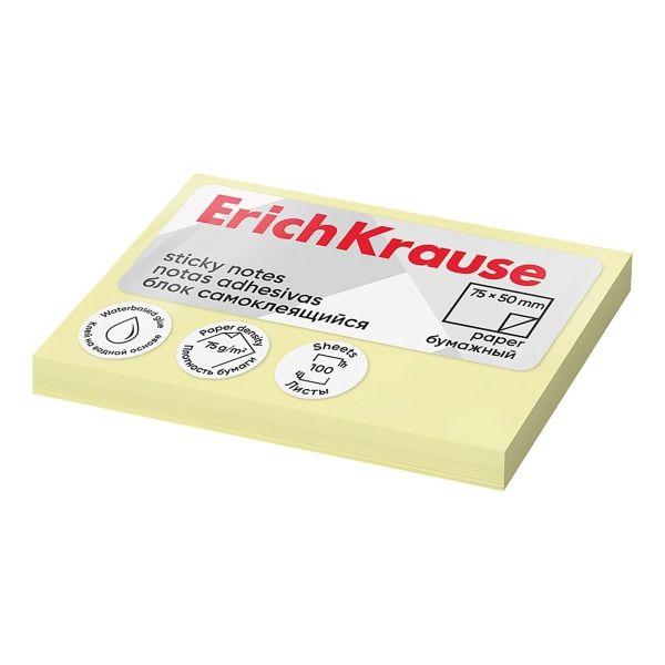 Bloco de Notas Adesivas ERICHKRAUSE 61687 (Amarelo Néon), miniatura 2