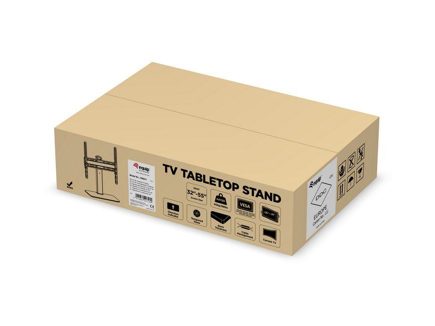 Suporte de Mesa para TV EQUIP 650611 (32–55" - VESA até 400 x 400 mm - Preto) — miniatura 8