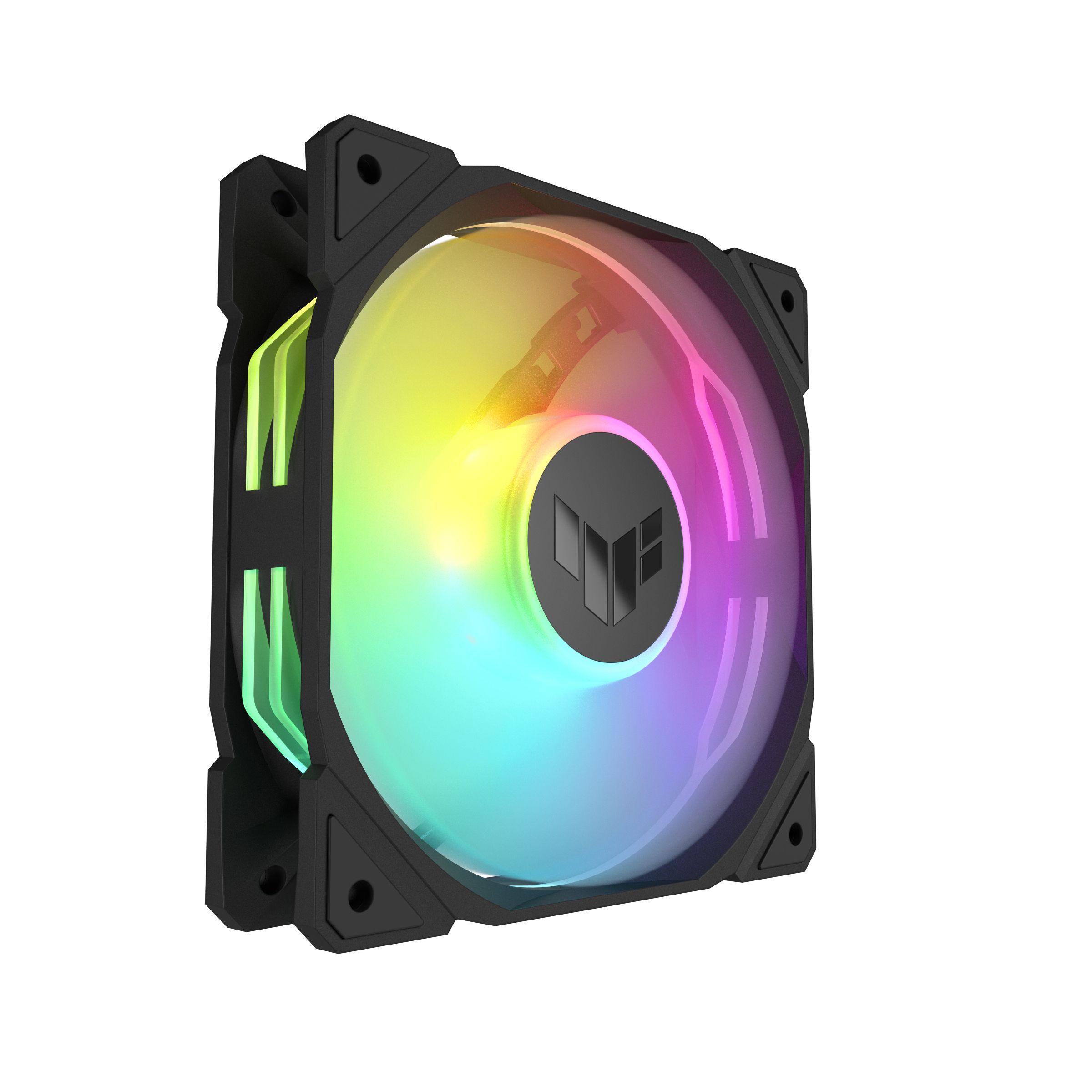 Ventoinhas para Caixa PC ASUS TUF Gaming TR120 ARGB 3IN1 (Preto) — miniatura 2