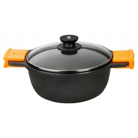 Caçarola Alta BRA Efficient A270324 (Alumínio - Preto)
