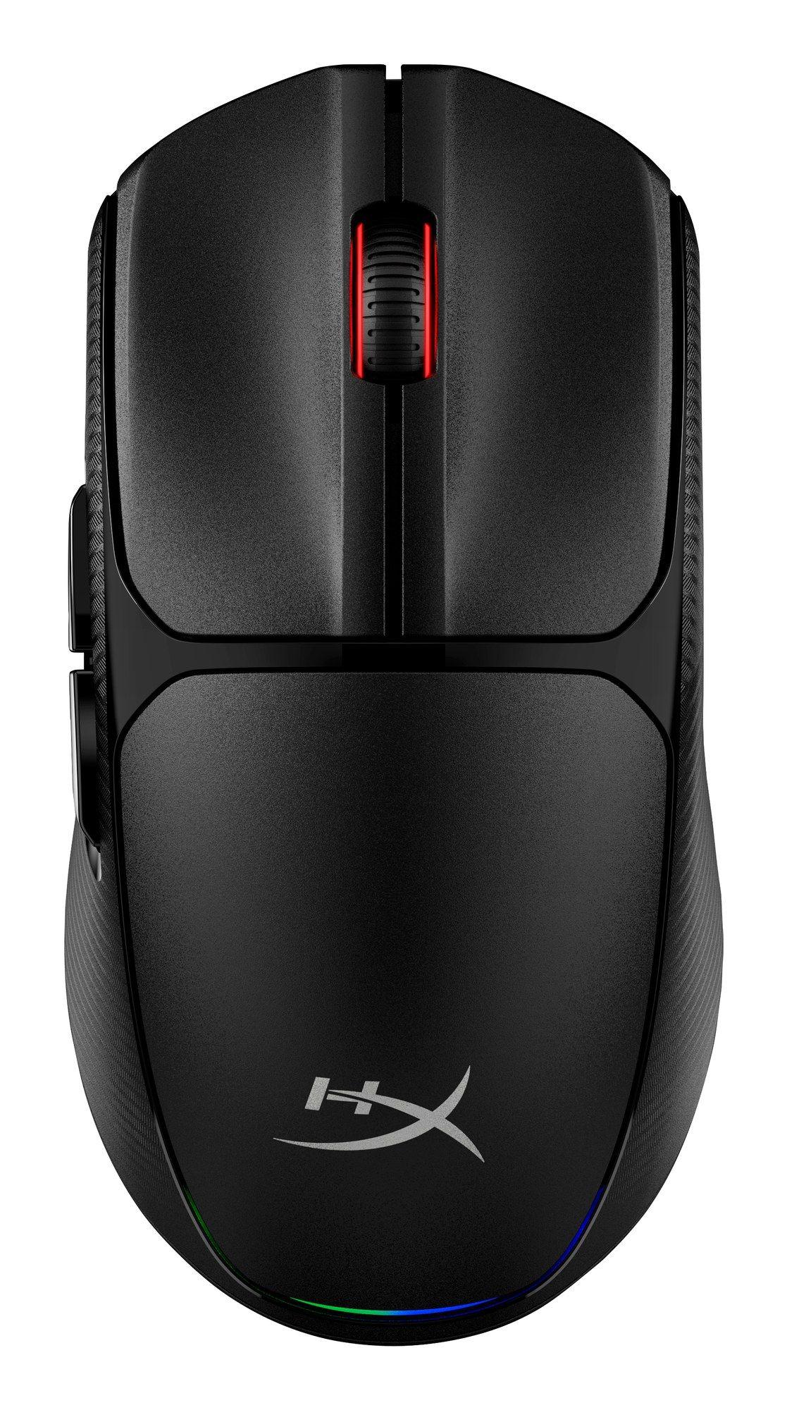 Rato HYPERX Pulsefire Fuse Wireless (Ambidestro - 12000 DPI - Ótico - Preto)