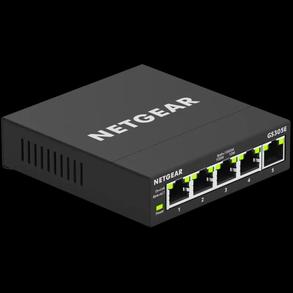 Switch NETGEAR GS305E (Gigabit Ethernet - 128 KB - 10 Gbit/s - Preto) — miniatura 3