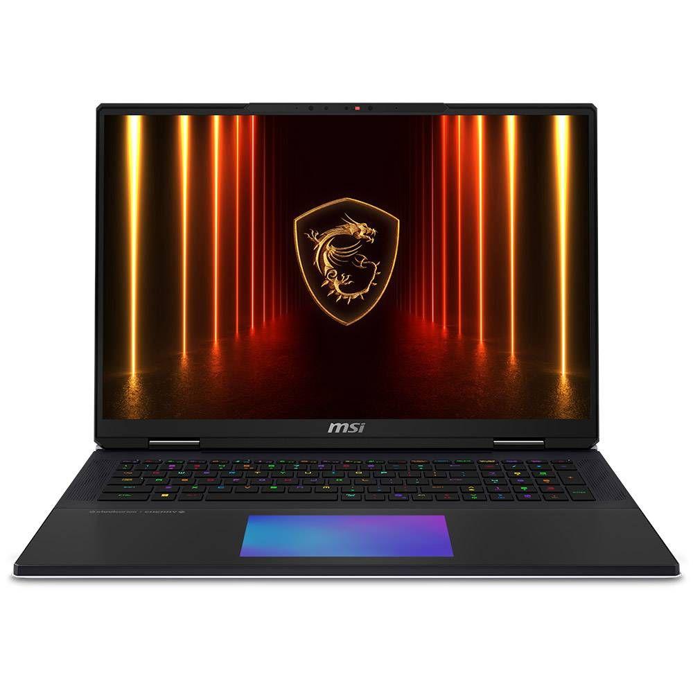 Portátil MSI Titan 18 HX AI A2XWIG-410PT (Core Ultra 9 285HX - 64GB - 2TB SSD - RTX 5080 - 18" UHD+ Mini LED 120Hz - Preto)