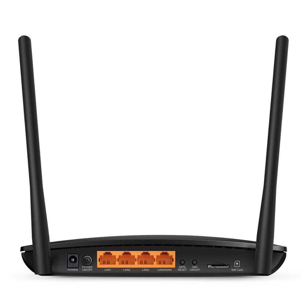 Router 4G LTE TP-LINK Archer MR200 V3 (Wi-Fi 5 - 733 Mbit/s - Dual-band - Preto), miniatura 3