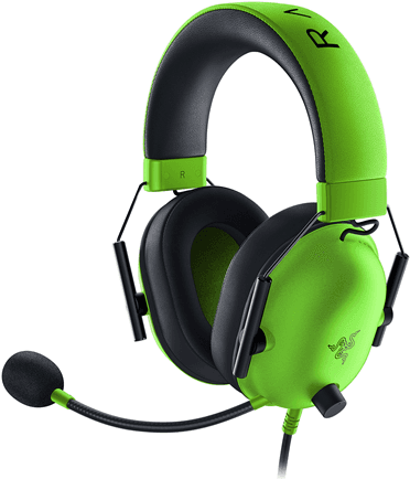 Headset Gaming RAZER BlackShark V2 X (Binaural - Com fios - Circum-aural - Verde e Preto)