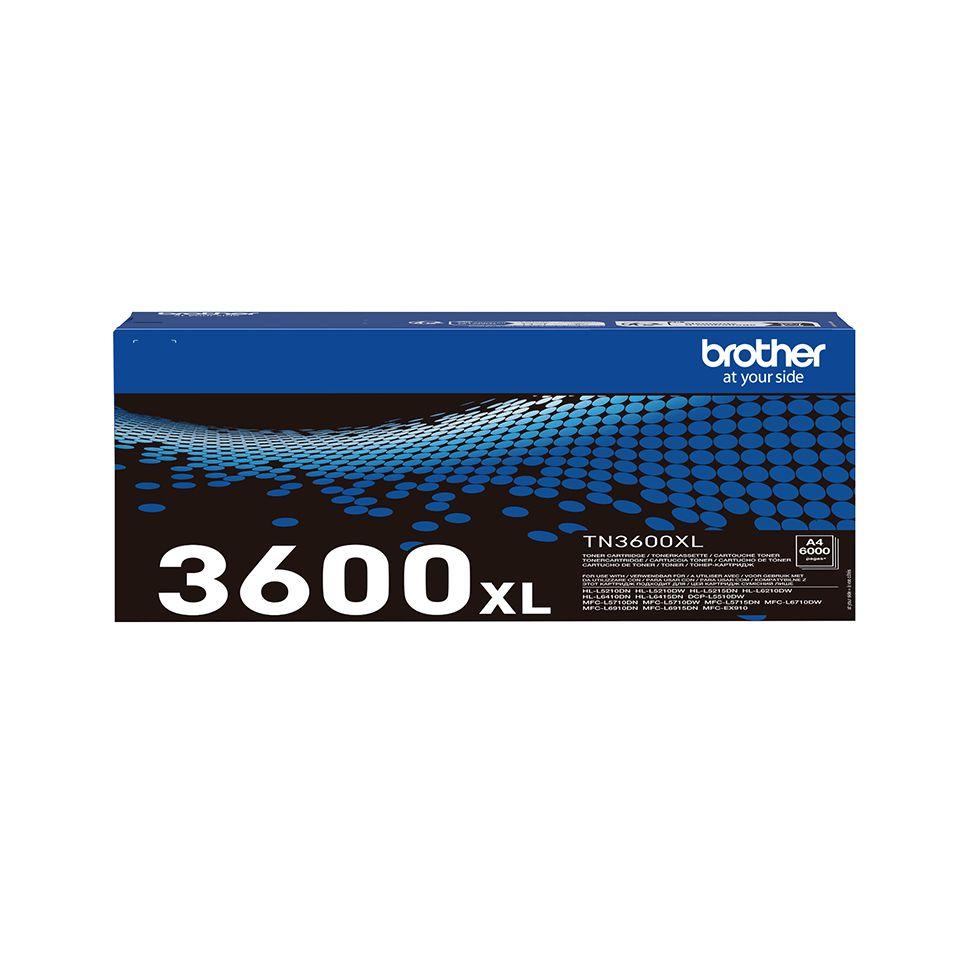 Toner BROTHER TN-3600XL (6000 páginas - Preto), miniatura 4