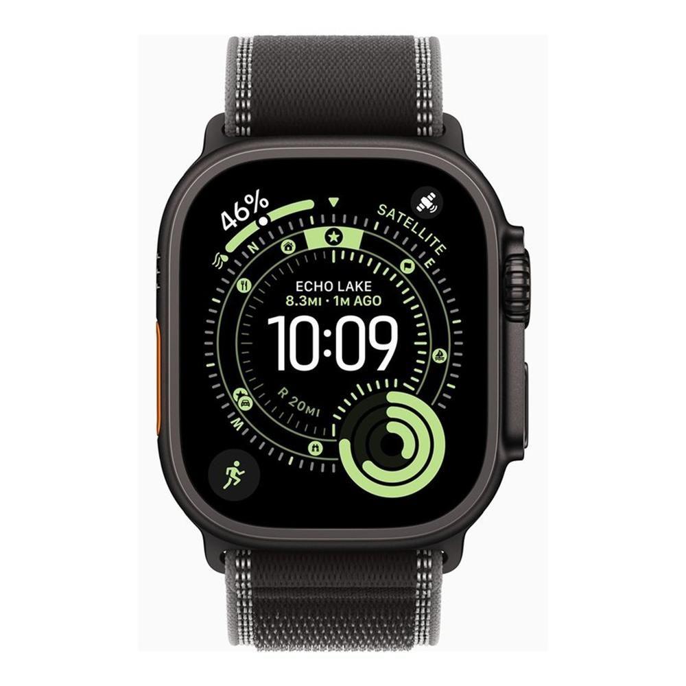 Smartwatch APPLE Watch Ultra 3 (Retangular - watchOS 26 - Apple S10 - Titânio Preto)