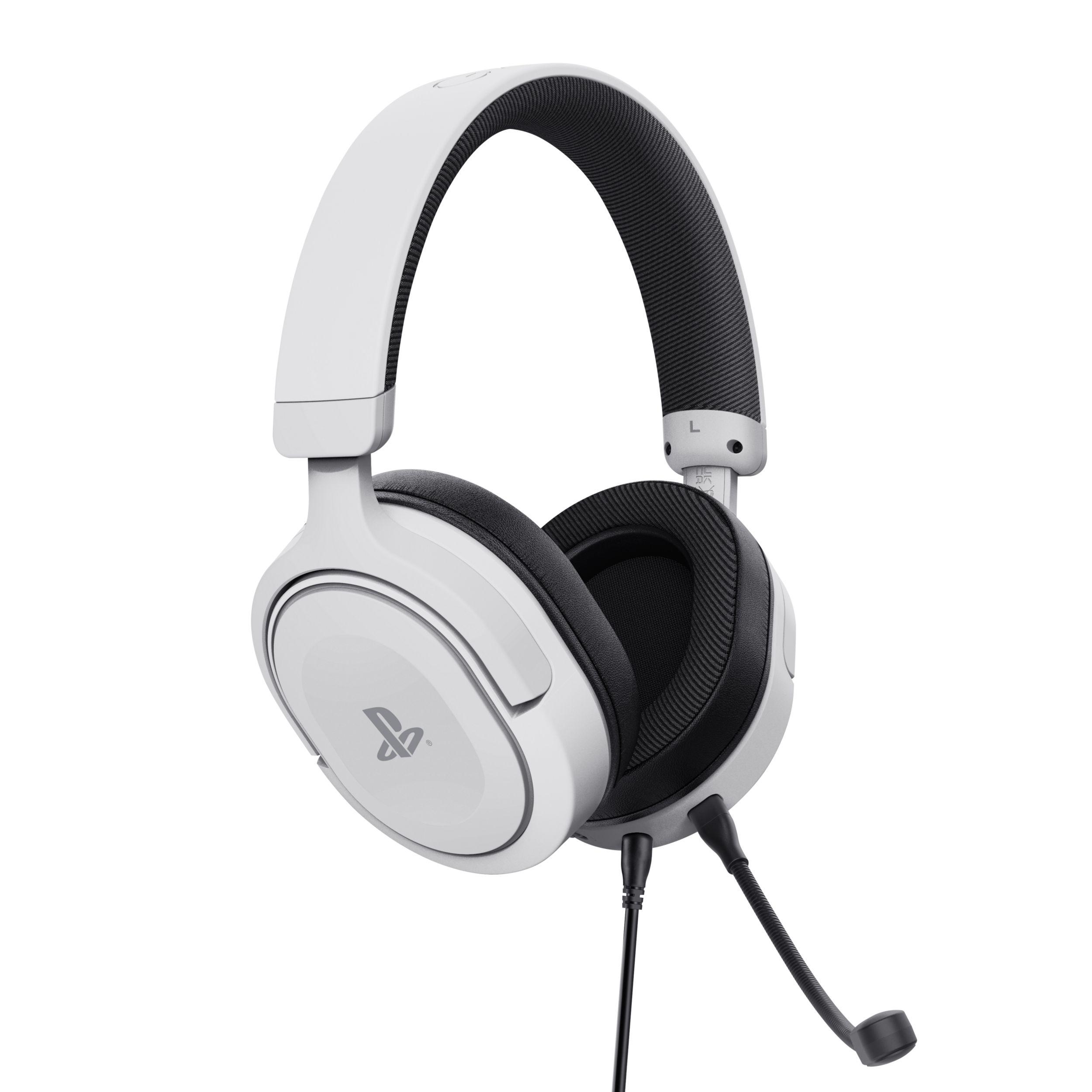 Headset Gaming TRUST GXT 498 Forta (Binaural - Com fios - Circum-aural - Preto e Branco), miniatura 2