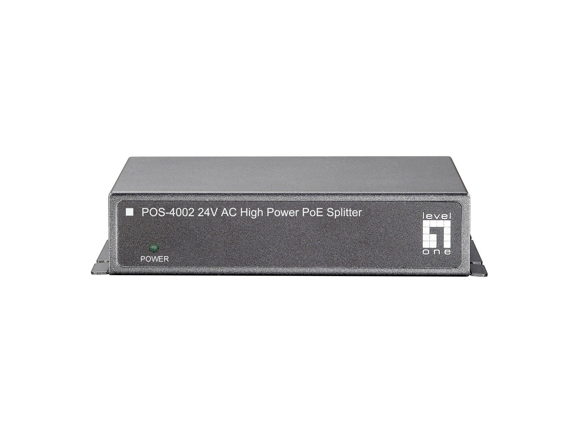 Splitter PoE LEVELONE POS-4002 (Preto) — miniatura 3