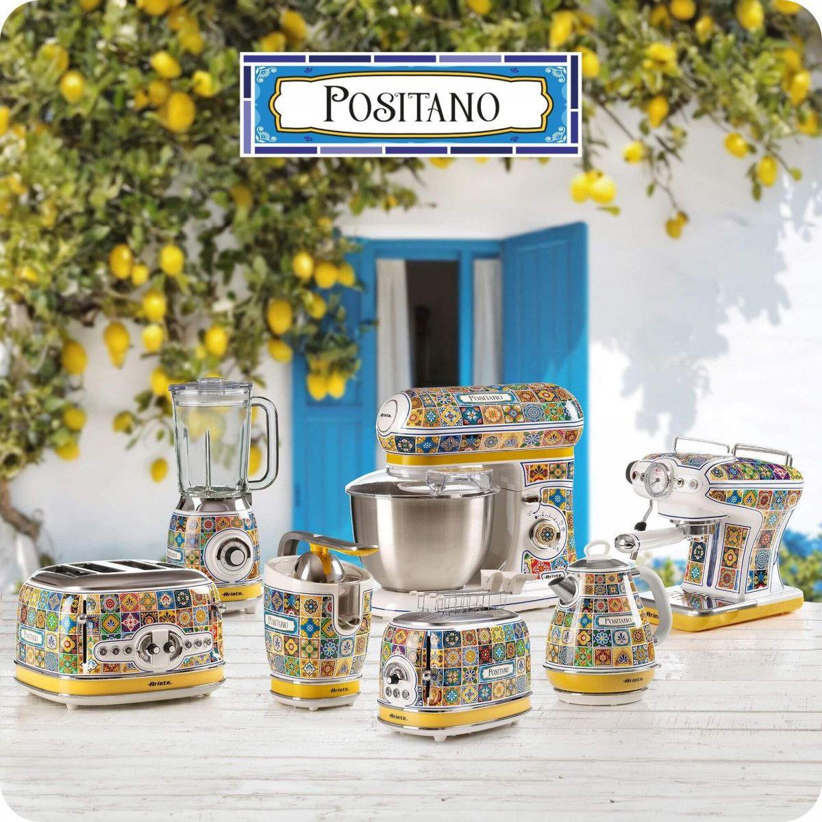 Torradeira ARIETE 0155/1P Positano (810 W - Metal - Altura 20 cm - Azul e Amarelo), miniatura 5