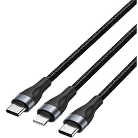 Cabo USB-C VENTION H17BAV (1,2 m - Preto)