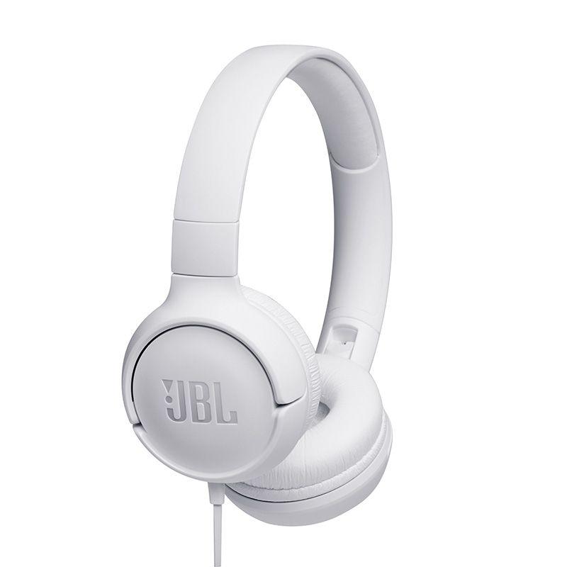 Auscultadores JBL Tune 500 (Binaural - Com fios - On Ear - Branco)