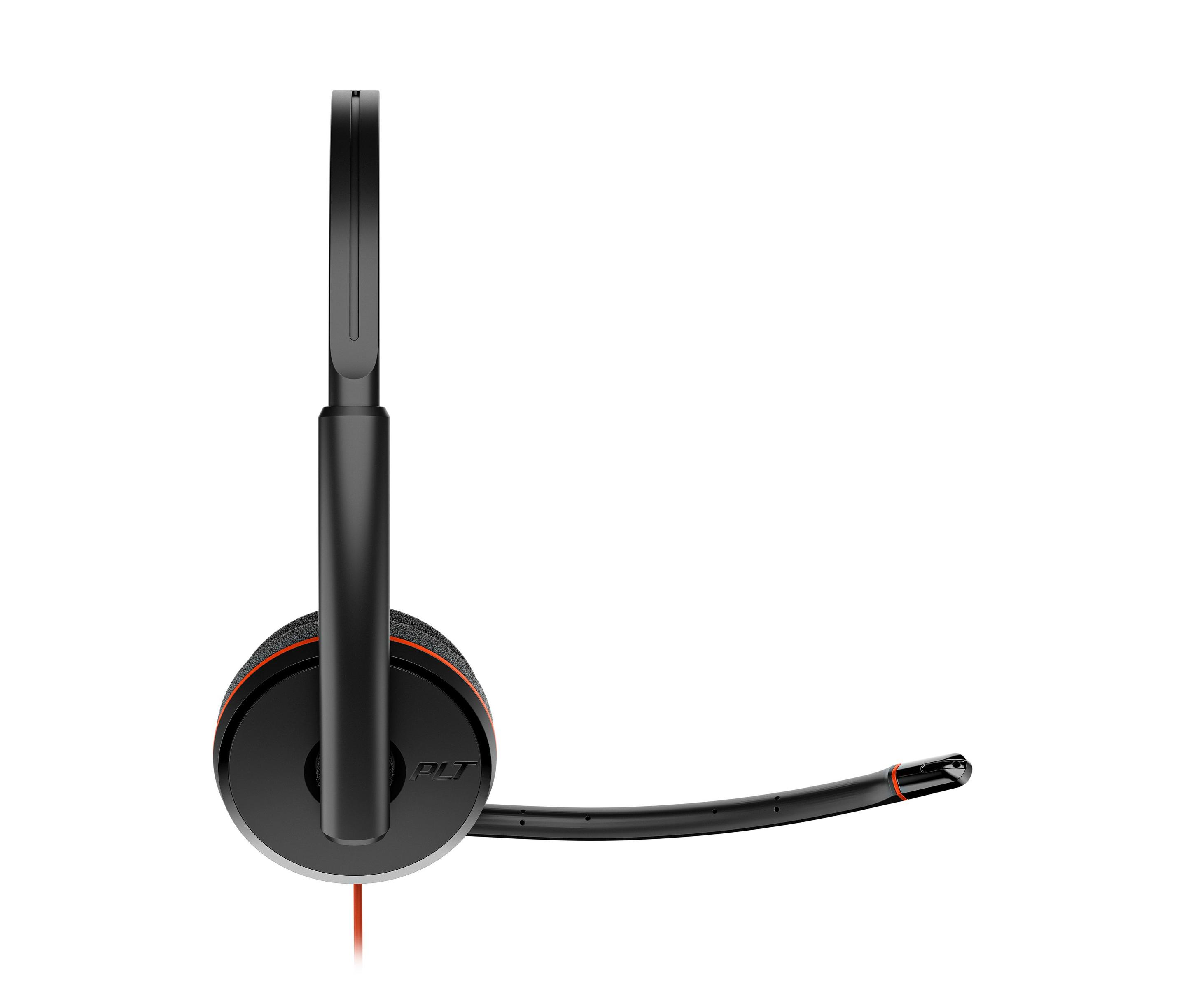 Headset Call Center POLY Blackwire 3220 (Binaural - Com fios - Supra-aural - Preto) — miniatura 4