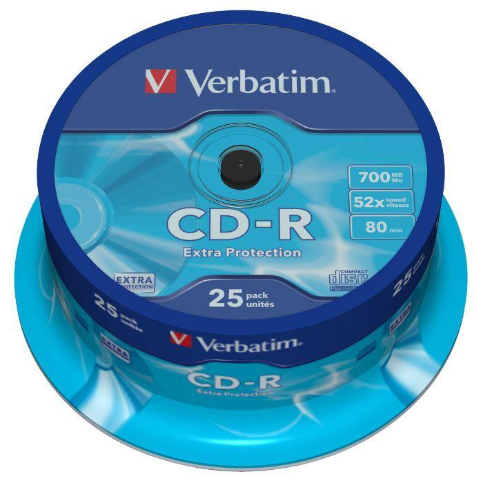 CD-R VERBATIM ECVRBCRL530 (700MB - 52x - Tarrina de 25 unidades), miniatura 2