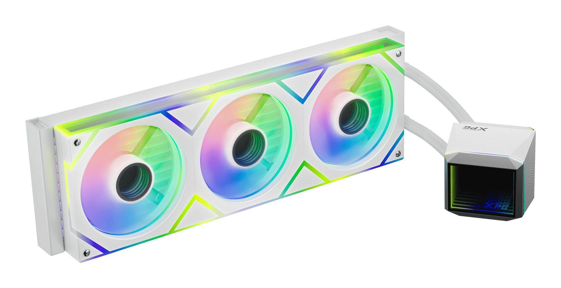 Refrigeração Líquida CPU XPG LEVANTE II 360 ARGB (120 mm - 2000 RPM - Multi - Branco) — miniatura 2