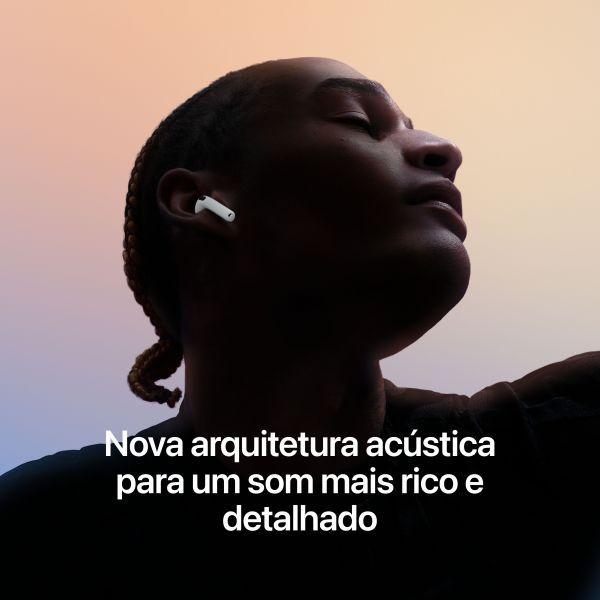 Auscultadores True Wireless APPLE AirPods 5 MKFW4ZM/A (True Wireless Stereo - Intra-aural - USB-C - Branco), miniatura 3