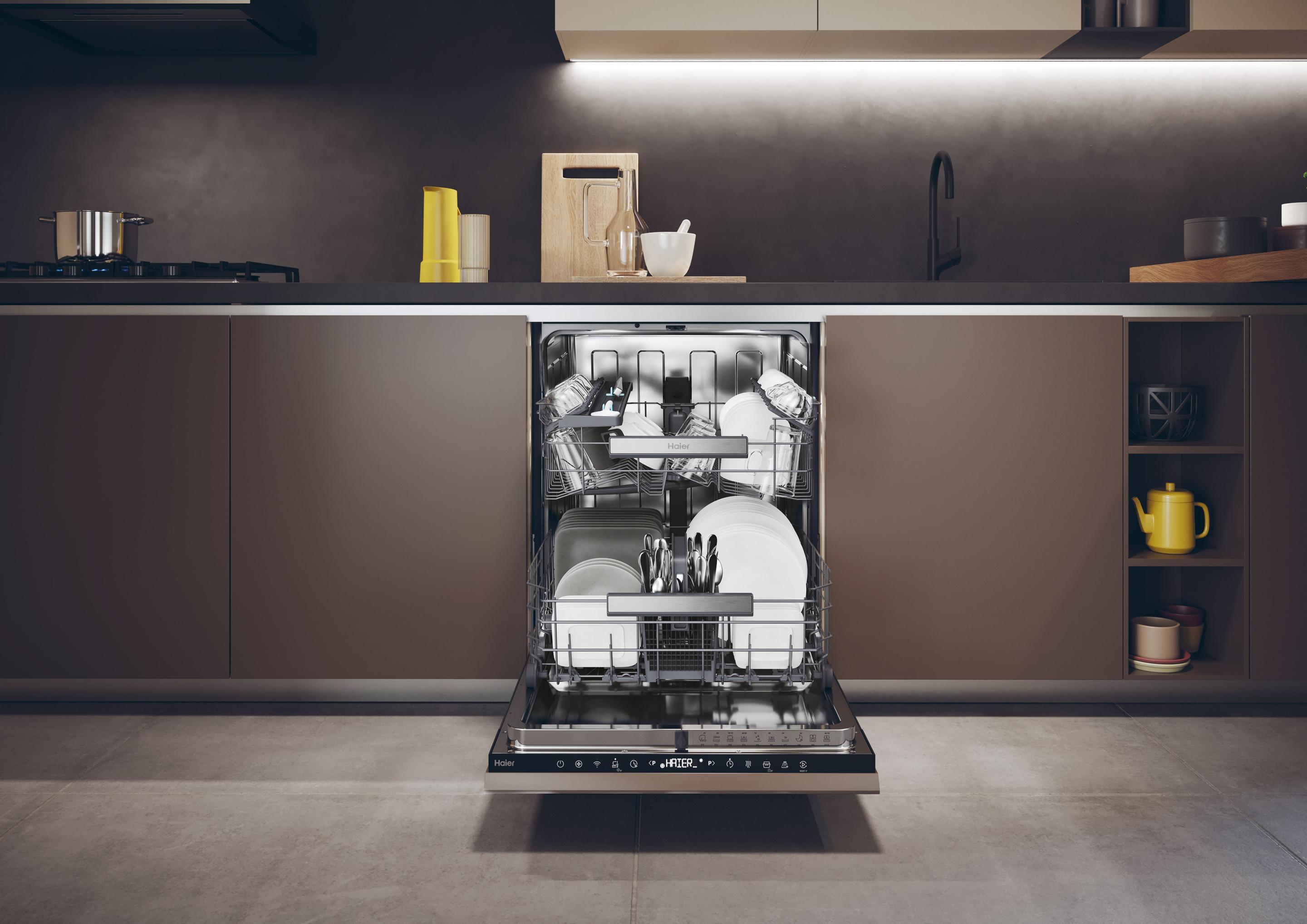 Máquina de Lavar Loiça de Encastre HAIER XI4C4S0SB (14 talheres - B - 9,5 l - Classe C), miniatura 9