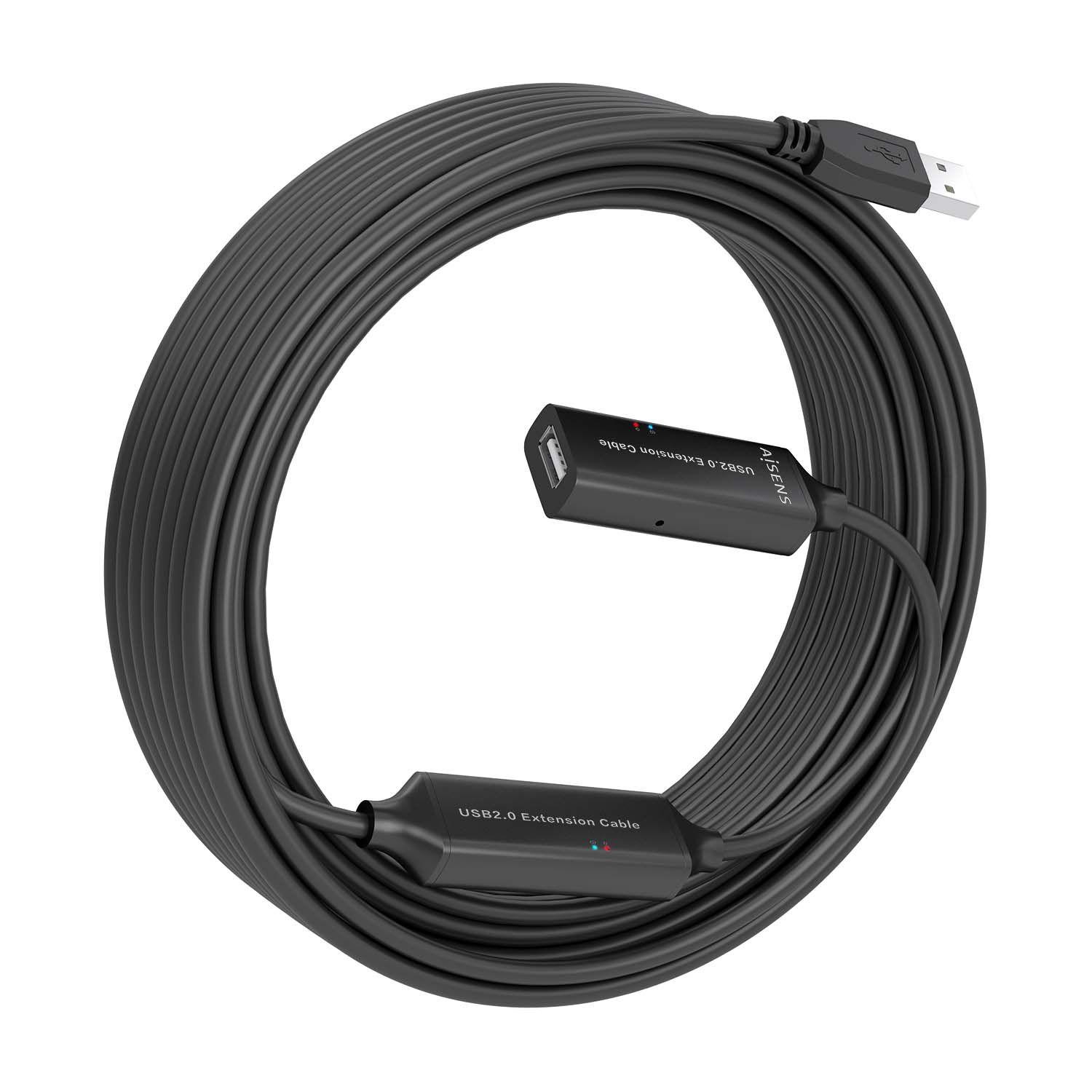 Cabo de Extensão USB AISENS A101-0916 (5 m - USB A - Preto) — miniatura 2