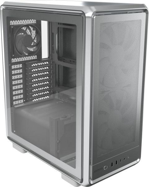 Caixa PC COOLER MASTER MasterFrame 500 Mesh (E-ATX - Aberta - Alumínio - Prateado)