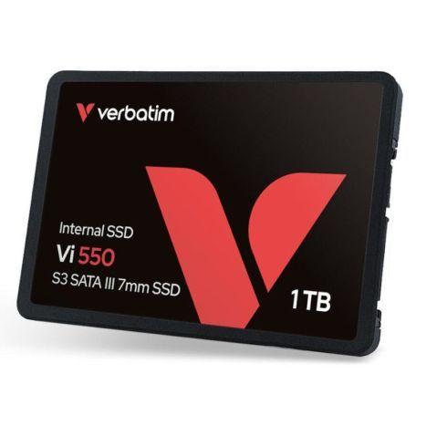 SSD VERBATIM Vi550 S3 (1 TB - 2,5" - SATA - Preto)