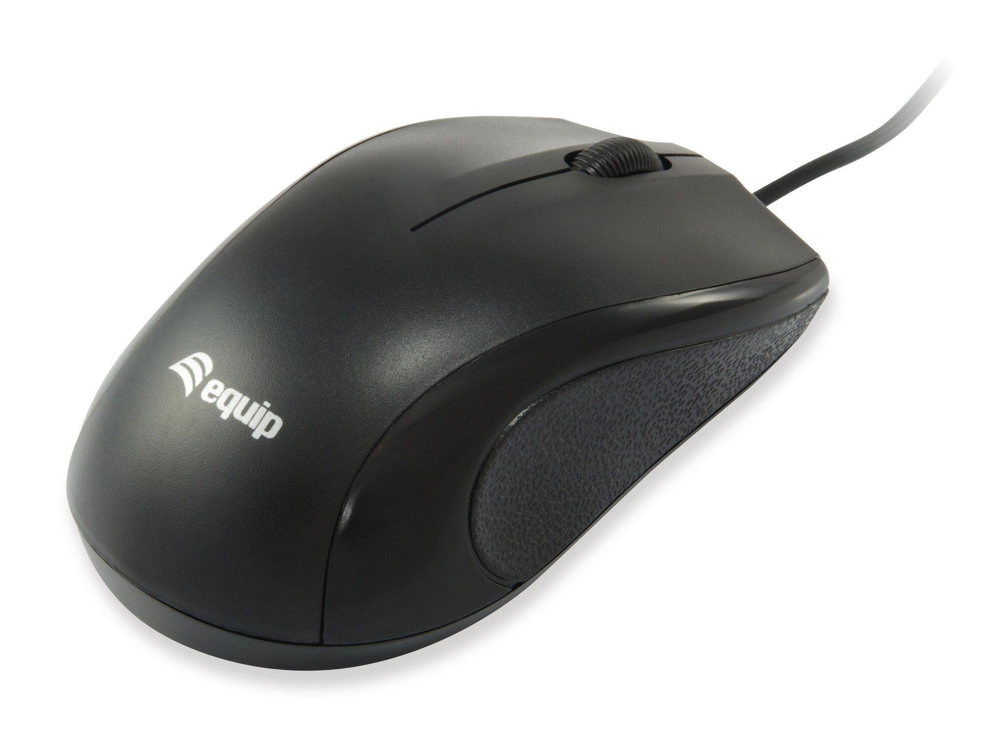 Conjunto Teclado e Rato EQUIP 245202 (Português - Membrana - Tamanho completo - Preto) — miniatura 7