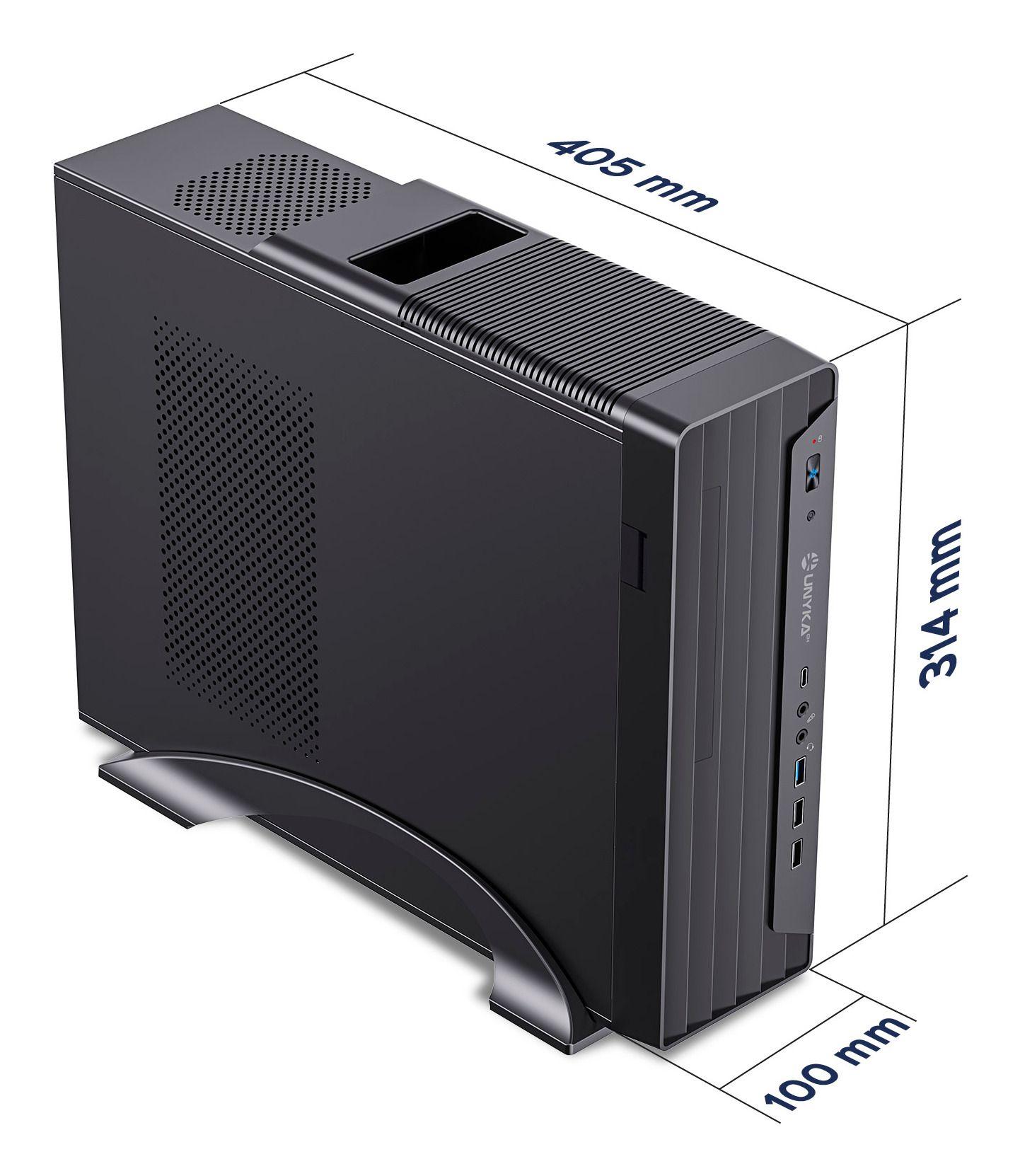 Caixa de Computador UNYKA UK2012 (Micro ATX, Mini-ITX - SFX - 300 W - Preto) — miniatura 8