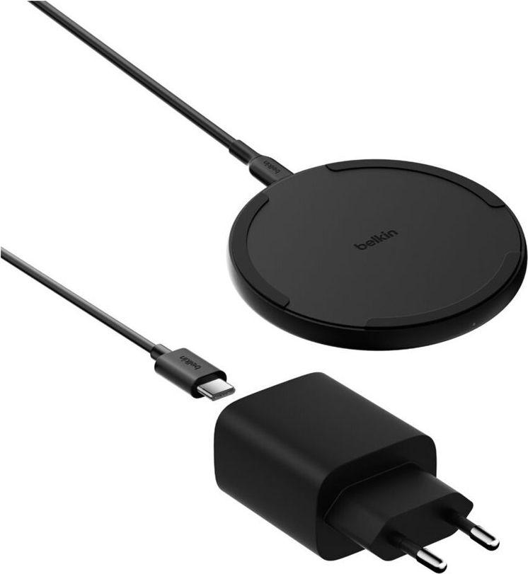 Carregador Sem Fios BELKIN BOOST CHARGE WIA012KQBK (USB-C - Smartphone - Preto)